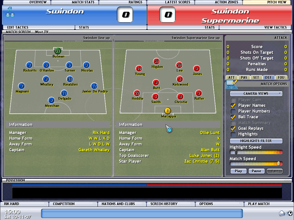 Football Manager 2006 screenshot 2